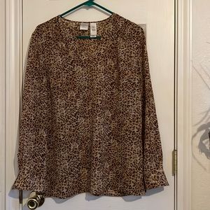 Emma James Petite Animal Print Tunic.